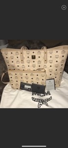 mcm cream bag
