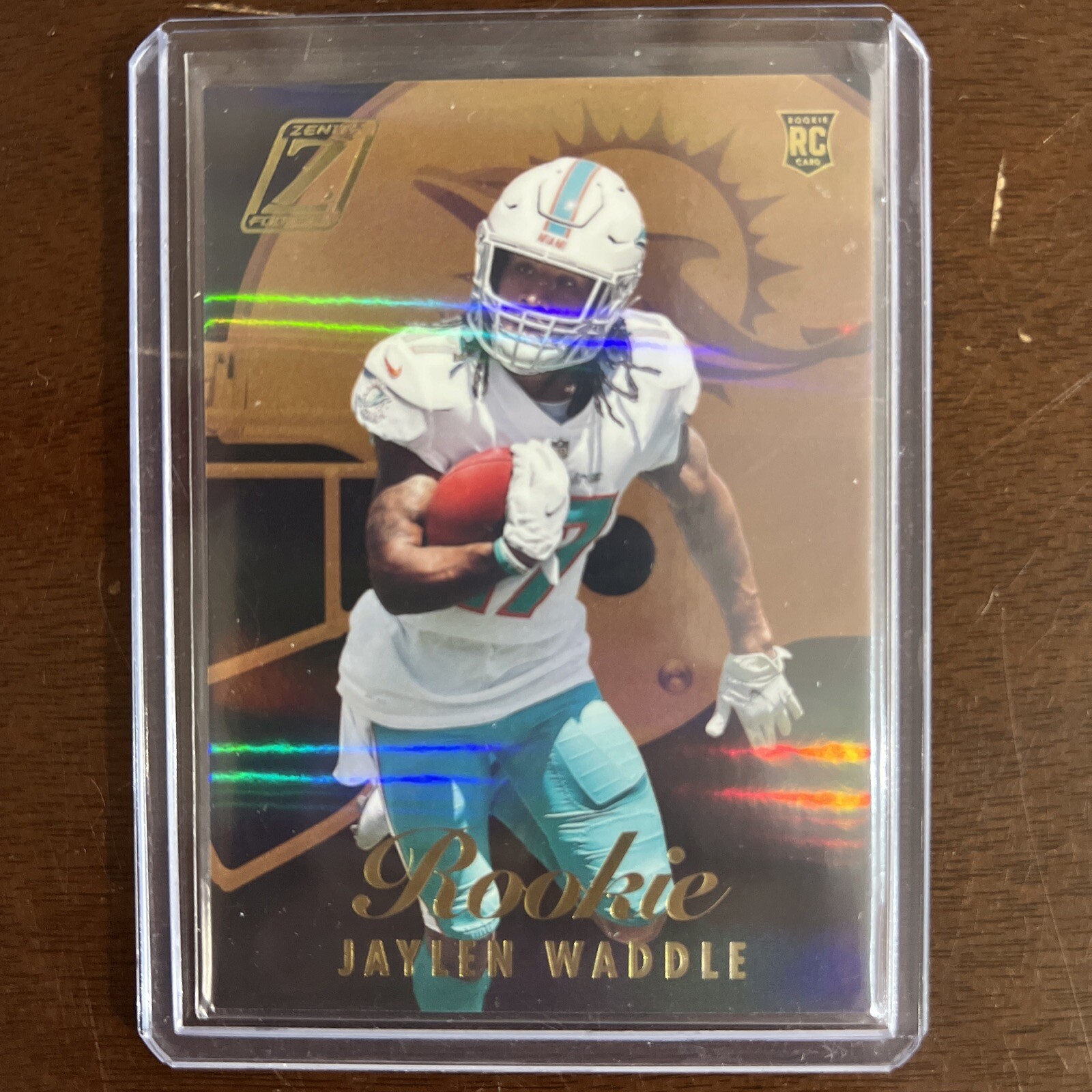 2021 Panini Zenith Jaylen Waddle Rookie Dolphins #63