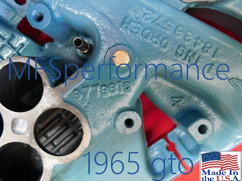 INTAKE MANIFOLD 1965 BEAUTIFUL  FULLY RESTORED PONTIAC GTO  4 BARRELGM  9778816 - Image 2 of 4