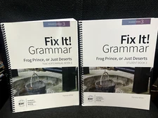 IEW Fix It! Grammar Frog Prince, or Just Deserts Book 3 Set- Teacher & Student