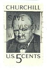 Scott #1264 - 5 Cent Stamp Winston Churchill, British Prime Minister  UNH 1965