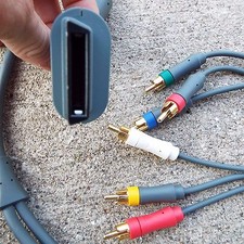 Microsoft Corporation XBOX 360 Component HD AV Audio Video Composite Cable