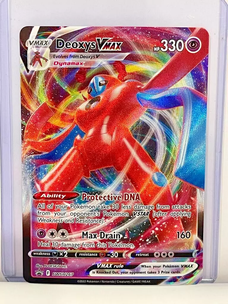 Deoxys VMAX SWSH Black Star Promos Pokemon Card