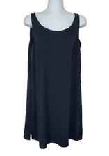 Speedo Tank Dress Womens Medium Black Sleeveless Coolmax Scoop Neck  Polyester