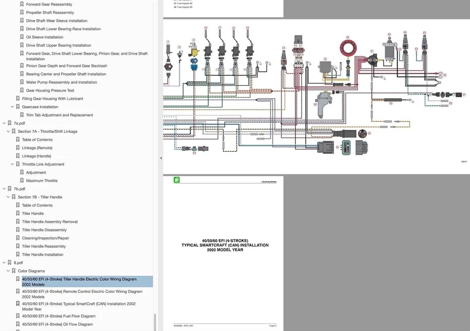 Mercury 40/50/60 EFI ELPT (4 CYL.)  fuoribordo  manuale officina - repair manual - Immagine 4 di 4