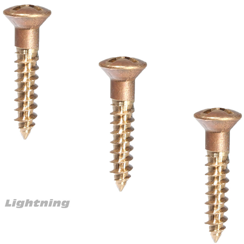 50-Pack #6 X 1" Silicon Bronze Wood Screws, Oval Head, Frearson Drive - Fastenere - View #4