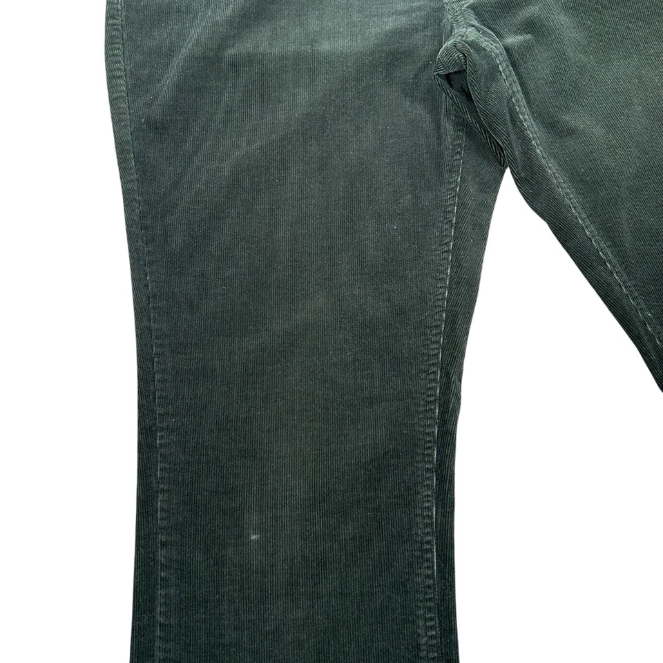 Pantalones de pana Brooks Brothers verde oscuro pierna recta Natalie calce talla 10 para mujer Foto 2 de 4