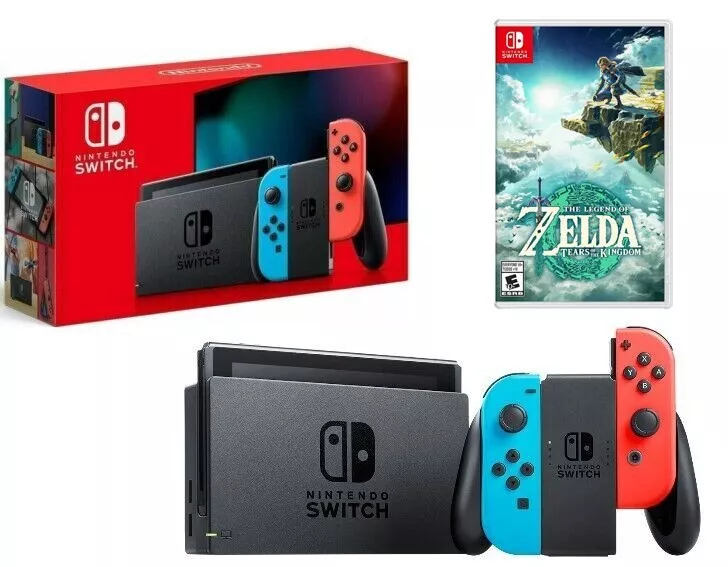 Nintendo Switch Zelda The Legend of Zelda Breath of Wild Bundle: 32GB  Nintendo Switch Console with