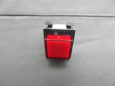 Oslo Switch SLM1A28V1C9 Pushbutton switch snap-in panel mount Illuminated RED