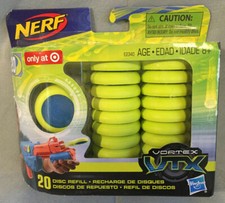 NERF Vortex VTX 20 Disc Rounds Refill Pack Hasbro