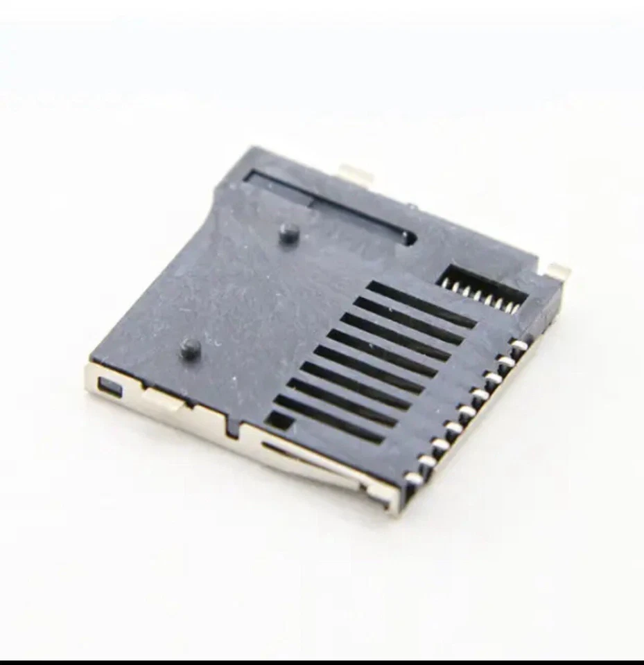 TF Card Push-Out Type Micro SD Card Memory Card Solder Socket Slot 9-Pin SMD/SMT - Image 2 of 4