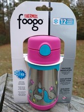 Thermos Foogo Kids Cup Stainless Steel Double Wall Vacuum Insulated 10oz 18m 