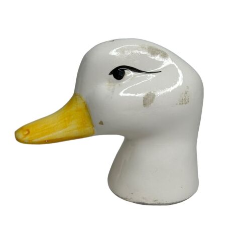 Vintage Testa d'Anatra Sale Pepe Shakers Caccia Uccellini Aviaria Antropomorina *LEGGI - Foto 11 di 20