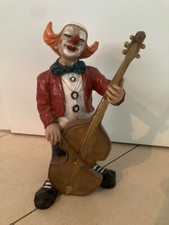 Clown mit Kontrabass von Claudio Vivian