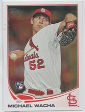2013 Topps Update Baseball #US168 Michael Wacha TAMPA BAY RAYS Rookie Card 32. rookie card picture