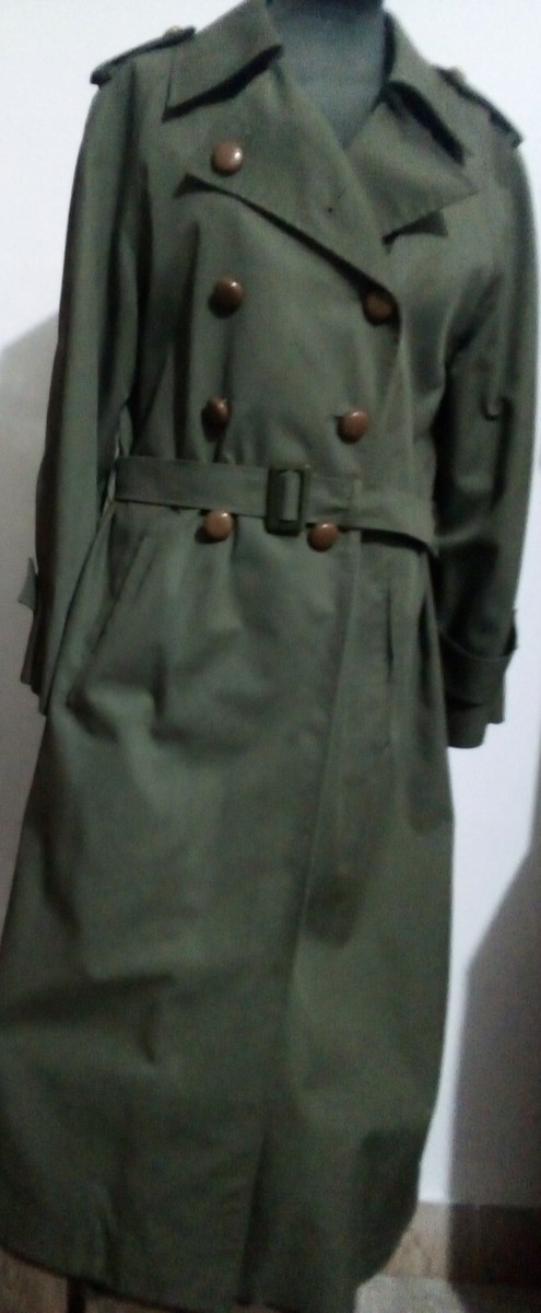 Manteau Femme Vintage Coton Années 70 - Taille 46, Multicolore, Comme Neuf