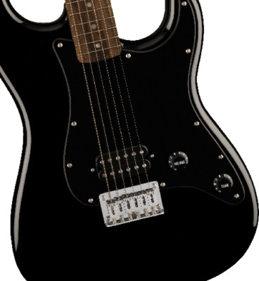 ギター Squier Sonic Stratocaster HT H Black Squier Sonic Stratocaster HT H Electric Guitar - Black | Sweetwater