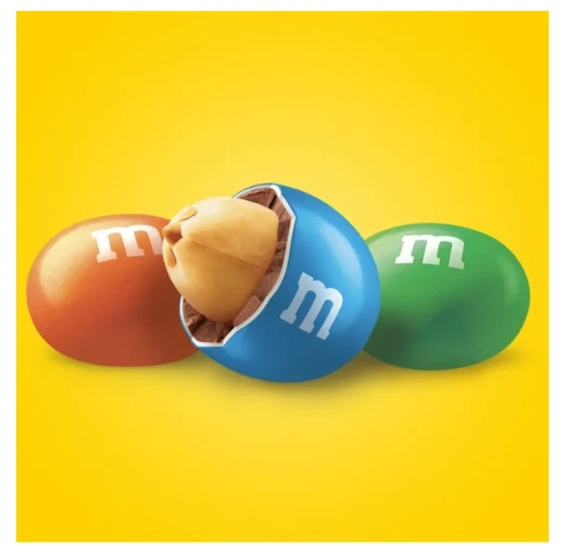 M&M'S, Peanut Milk Chocolate Candies, Family Bag, 345g - Image 3 of 4