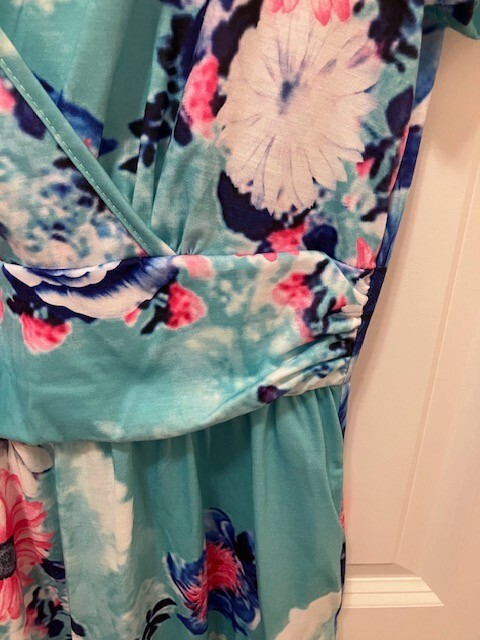 Ouges Women's Long Dress Size Medium Floral Patte… - image 4