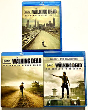 THE WALKING DEAD Complete Seasons 1-3 Blu Ray Lot AMC Like New NM