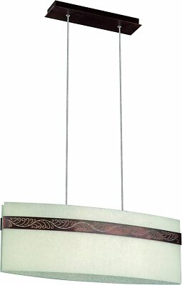 Massive Glaspendelleuchte Livu 3x E27 Rustikal  LED geeignet 40555-43-10