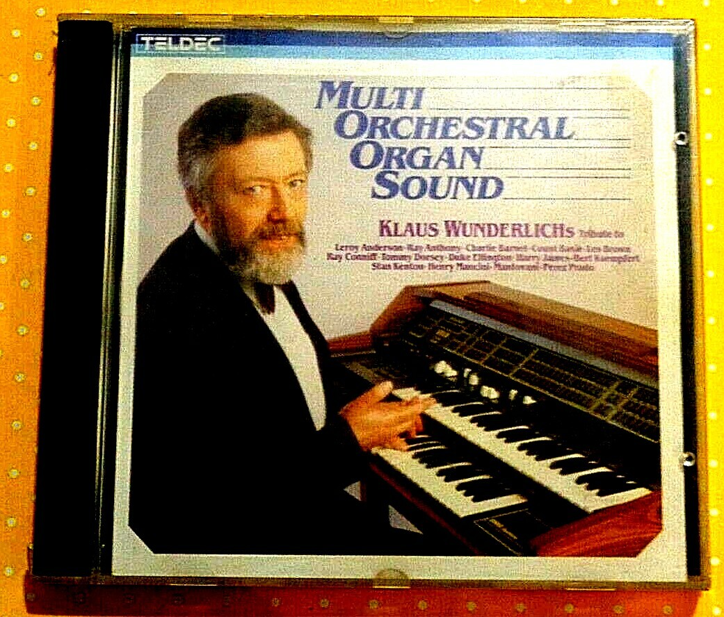 KLAUS WUNDERLICH - MOOS - MULTI ORCHESTRAL ORGAN SOUND - CD 1987 NUOVO SIGILLATO