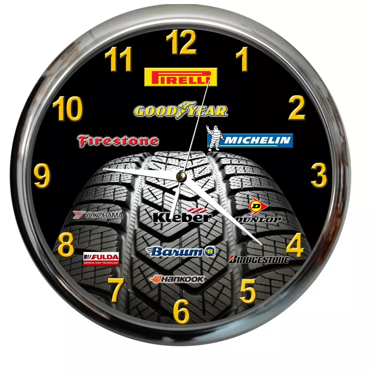 orologio da parete GOMMISTA AUTO moto officina garage biker ricambio