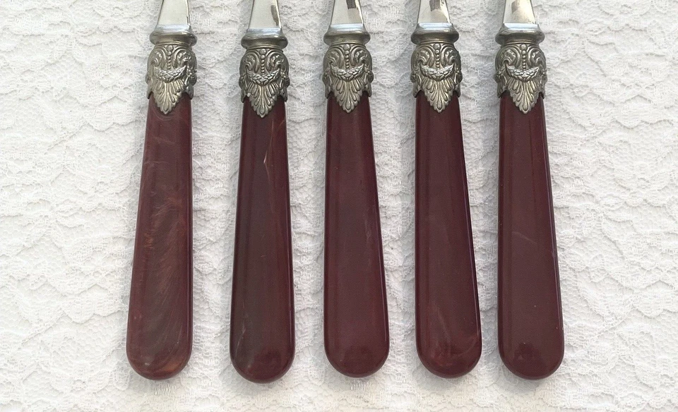 (5) Вилки для салата Inox NAPOLEON BORDEAUX 18/10 нержавеющая сталь 7 дюймов *БЕСПЛАТНАЯ ДОСТАВКА* - Изображение 4 из 4