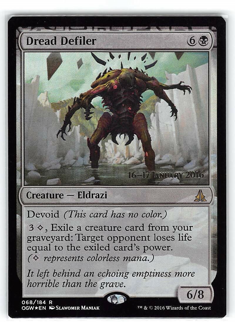 Dread Defiler *Prerelease Promo FOIL* Magic MtG x1 SP