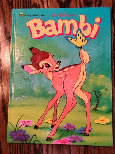 Walt Disney's Bambi Over-Sized HC (A Big Golden Book) 1984 ~VERY GOOD CONDITION!