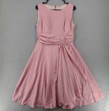Beverly Hills Party Line Womens Sleeveless Scoop Neck Dress Medium Pink