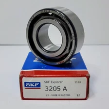 3205ATN SKF Double Row Angular Contact Ball Bearing 25x52x20.6mm FREE FAST SHIP!