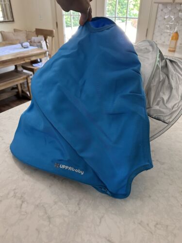 UPPABABY BASSINET STROLLER VISTA NAVY INFANT SUN SHADE CANOPY