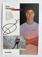 orig. Biathlon Autogrammkarte Eric Perrot &bull; Frankreich &bull; Mega Rar!