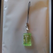 Translucent Green Candy Phone Charm Keychain Cute Kawaii Accessory
