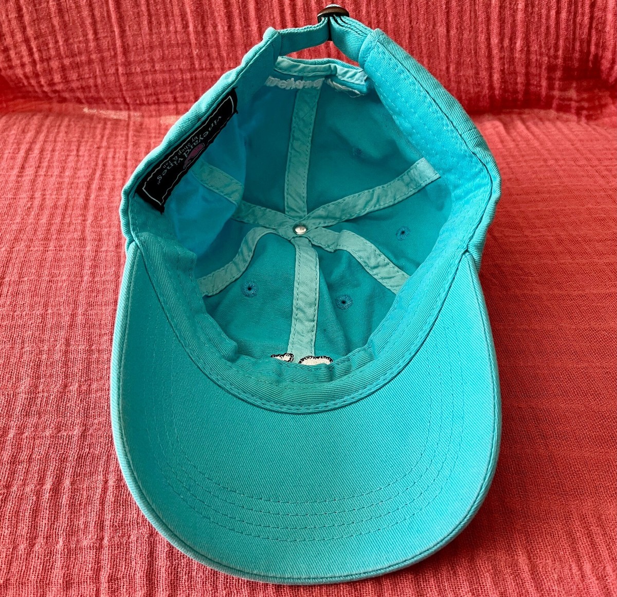 Shep & Ian for Vineyard Vines - Adjustable Light Blue Cap Vineyard Vines - Performance Trucker Hat – Threadfellows main image 3
