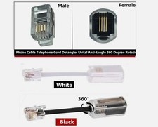 1PCS New 4P4C RJ9 RJ10 RJ22 Telephone Internet Modulars Plug Connector Cable