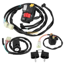 Handlebar Key Switch Starter Relay Kit for Honda Recon 250 TRX250TM 2007-2020