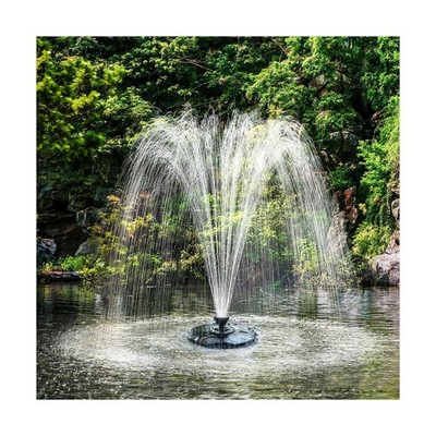 Biling Floating Pond Fountain with 660GPH Pond Pump, Color-Changing LED Light...