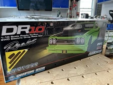 Team Associated 70026 DR10 Drag Race Car, Brushless 2WD, 1/10 RTR, Green