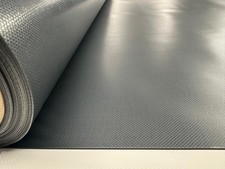 LKW-Plane - PVC Gewebeplane Meterware - 3,0m x Wunschmaß Anthrazit 620g/m² Ösen