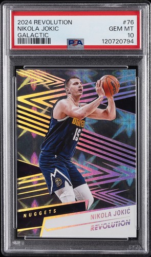 Nikola Jokic [Galactic] #76 2024 Panini Revolution card
