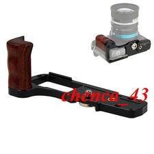 Wooden Grip L-Bracket for Olympus E-M10 Mark IV Metal Camera Accesssory Fotodiox