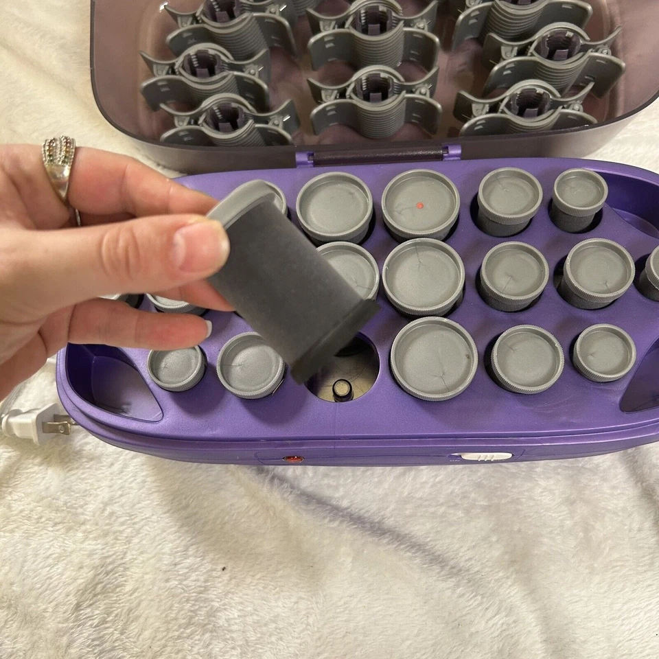 Hot Shot Tools Helen of Troy 20 rodillos rizadores de pelo con clips modelo S510352 probado Foto 3 de 3