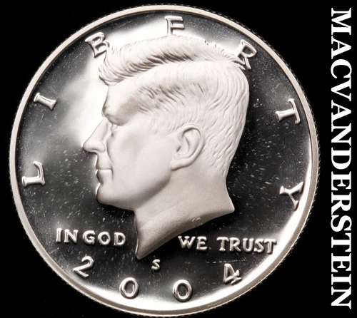 2004-S Kennedy Half- Silver Choice Gem Proof Luster No Reserve #i2238
