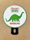 VINTAGE SINCLAIR DINO GASOLINE GAS PUMP STATION PORCELAIN MOTOR OIL TOPPER SIGN