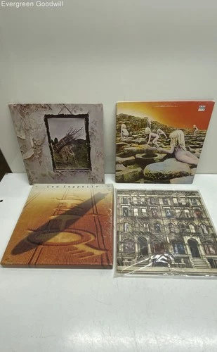 4pc VTG Vinyl LP and CD Lot Led Zeppelin UNTESTED