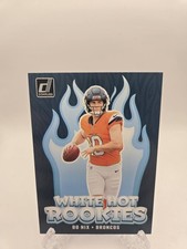2024 Panini Donruss - White Hot Rookies Bo Nix #WH9 (RC)
