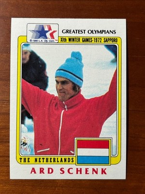 1983 Ard Schenk #27 Topps Greatest Olympians - Netherlands Skating NM/MT SHARP!