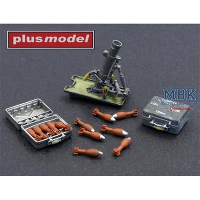 PLUS MODELS PLDP3009 German mortar LeWfr 36 / Deutscher Mörser LeWfr 36